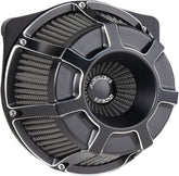 Beveled® Inverted Series Air Cleaner, Black - 17-23 Milwaukee 8 Air Cleaner Arlen Ness Default Title