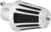 Deep Cut® Monster Sucker® Air Cleaner, Chrome - 17-23 Milwaukee 8 Air Cleaner Arlen Ness Default Title