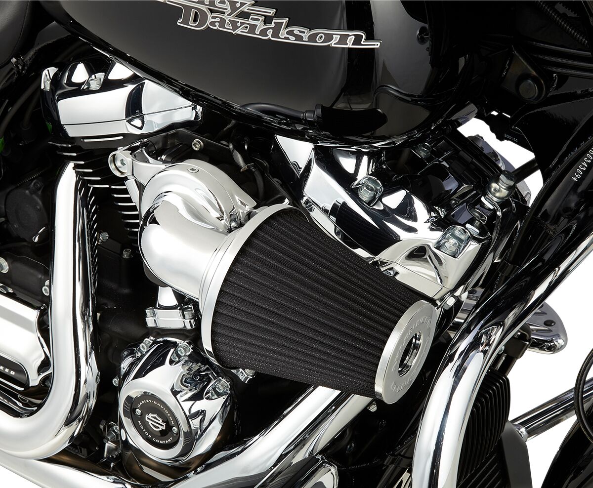 Monster Sucker® Air Cleaner, Chrome - 17-23 Milwaukee 8 Air Cleaner Arlen Ness