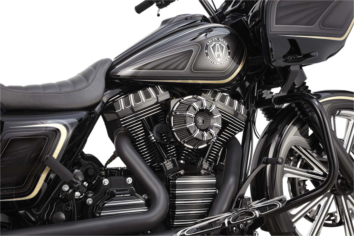 10-Gauge® Inverted Series Air Cleaner, Black - 17-23 Milwaukee 8 Air Cleaner Arlen Ness