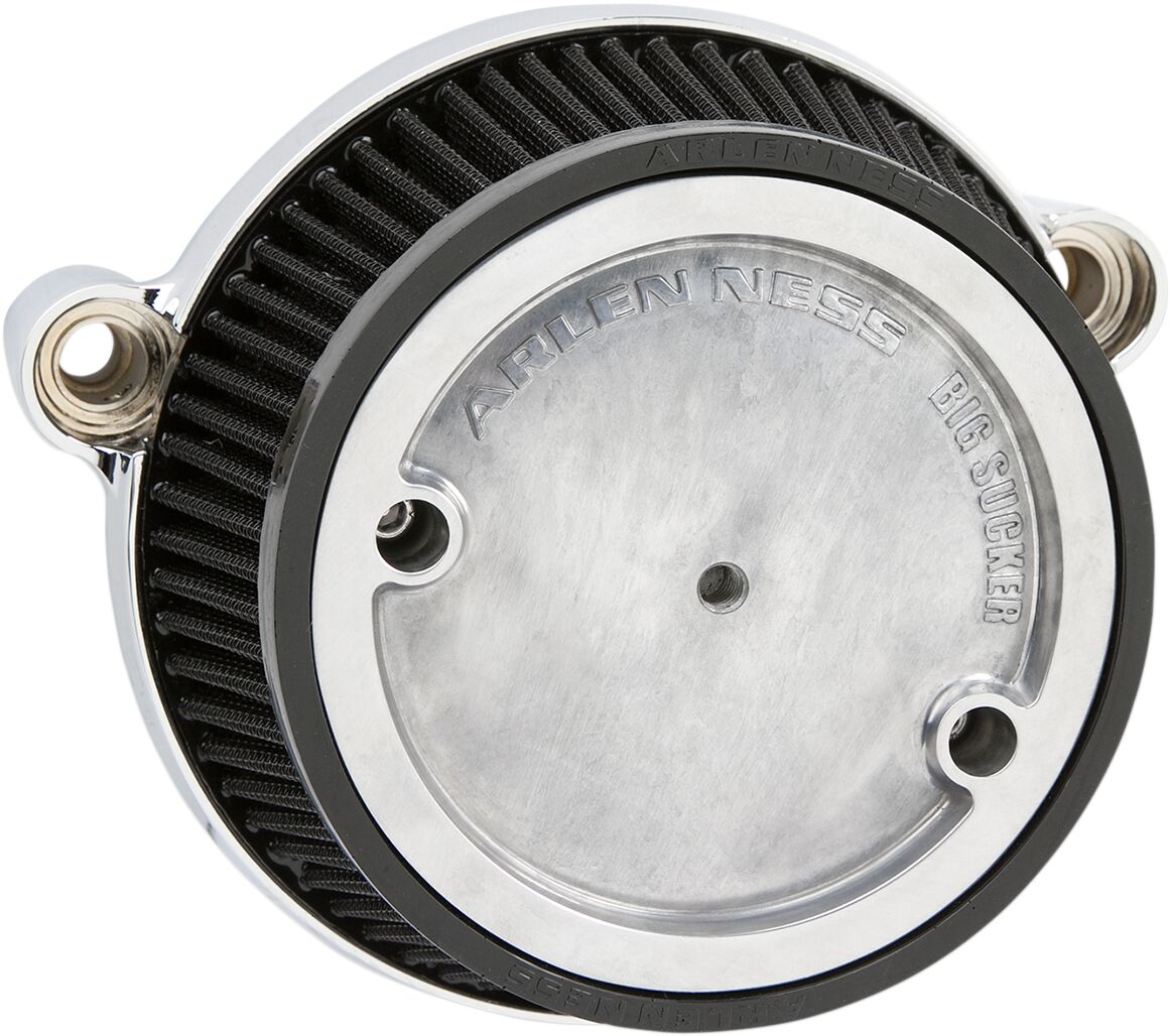 Big Sucker™ Stage 1 Air Cleaner For Milwaukee-Eight®, Chrome - Milwaukee 8 Air Cleaner Arlen Ness Default Title