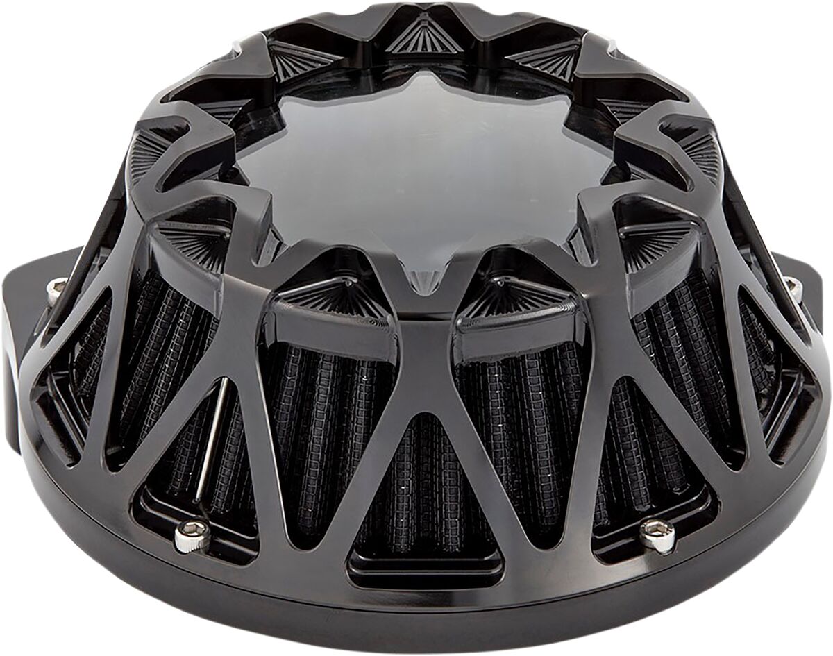 Crossfire Air Cleaner, All Black - Milwaukee 8 Air Cleaner Arlen Ness