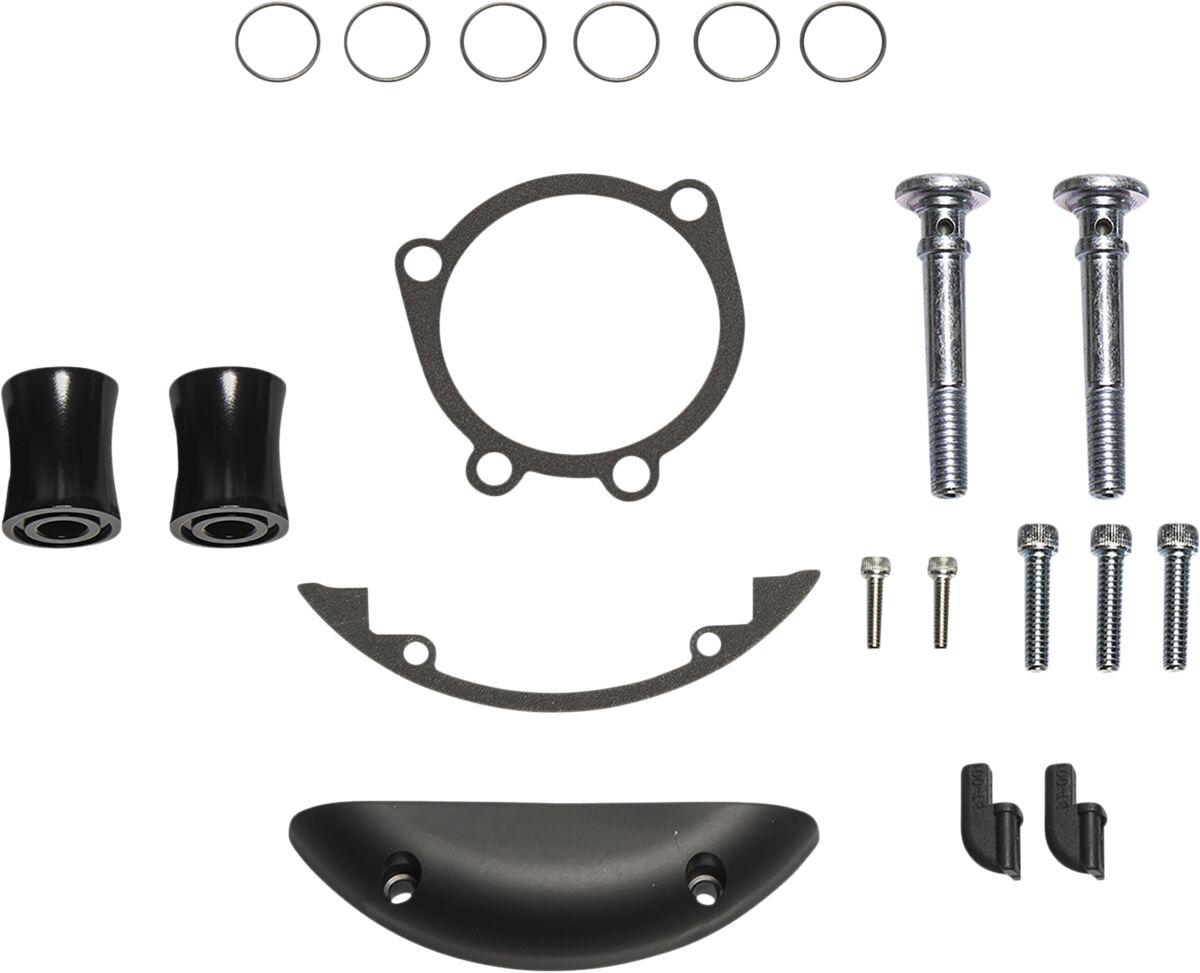 Replacement Hardware Kits: Inverted / Method® / Clear Tear™ / Sidekick, Black - 00-17 Twin Cam Air Cleaner Replacement Part Arlen Ness