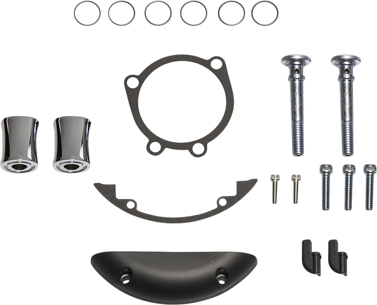 Replacement Hardware Kits: Inverted / Method® / Clear Tear™ / Sidekick, Chrome - 00-17 Twin Cam Air Cleaner Replacement Part Arlen Ness