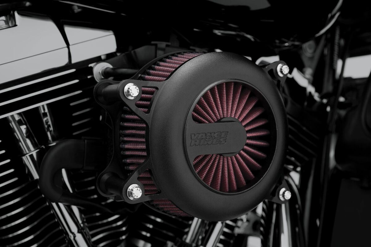 VO2 Rogue Air Cleaner, Black - 08-17 Dyna Air Cleaner Vance & Hines Default Title