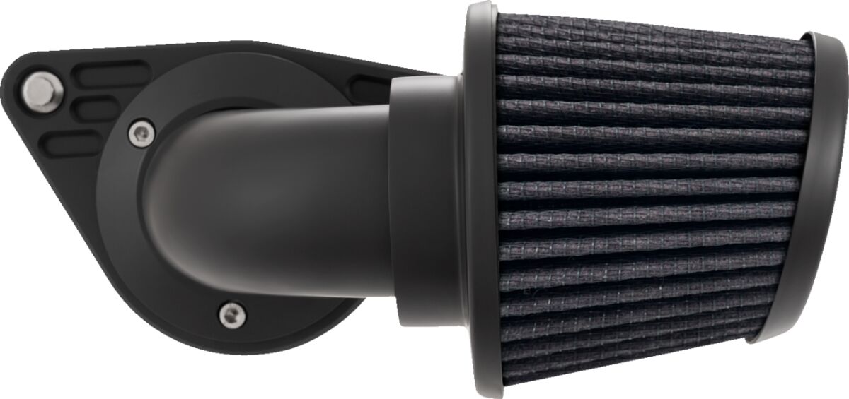 V02 Falcon Air Cleaner, Matte Black - 02-07 Touring & 00-15 Softail & 99-17 Dyna Air Cleaner Vance & Hines