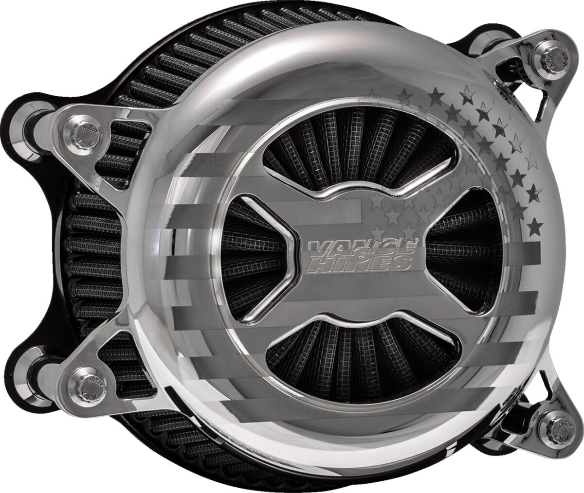 VO2 America Air Cleaner, Chrome - Milwaukee 8 Air Cleaner Vance & Hines Default Title