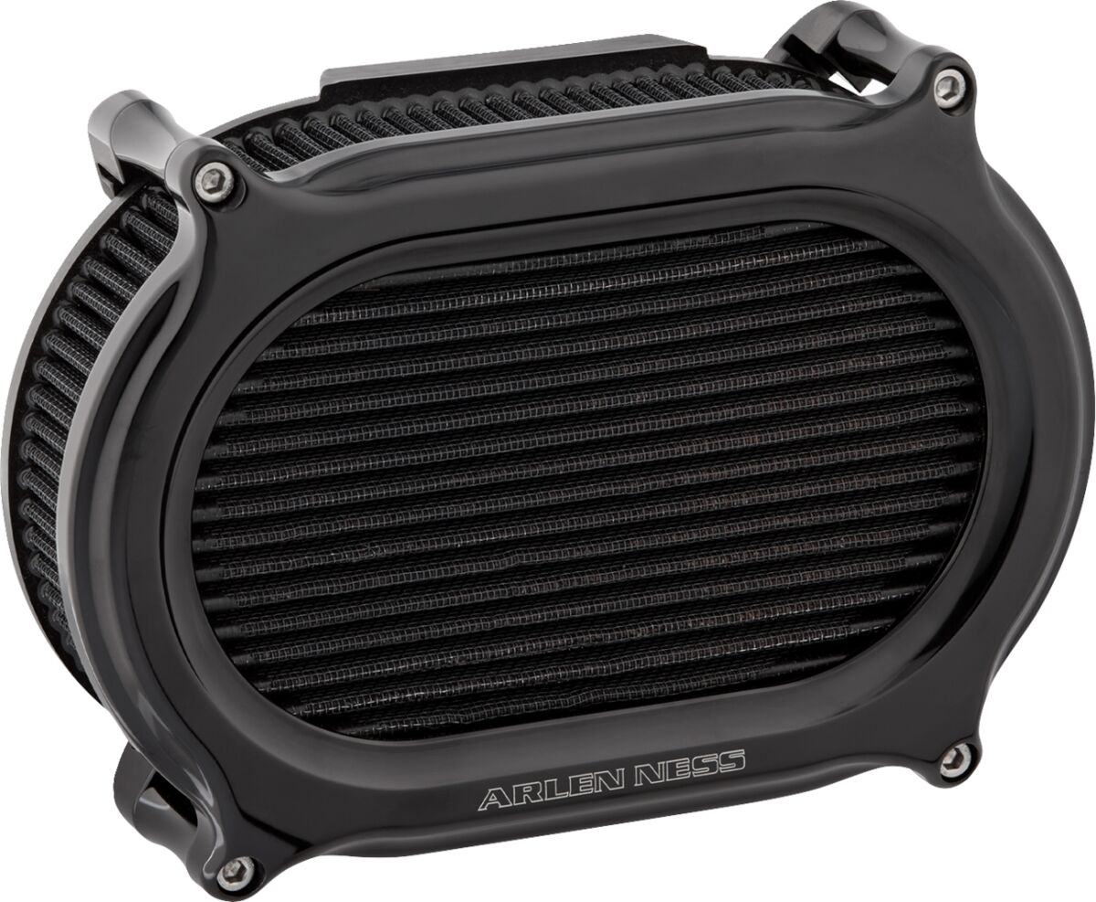Stage 2 Oval Upgrade Air Filter, Black Air Filter Arlen Ness Default Title