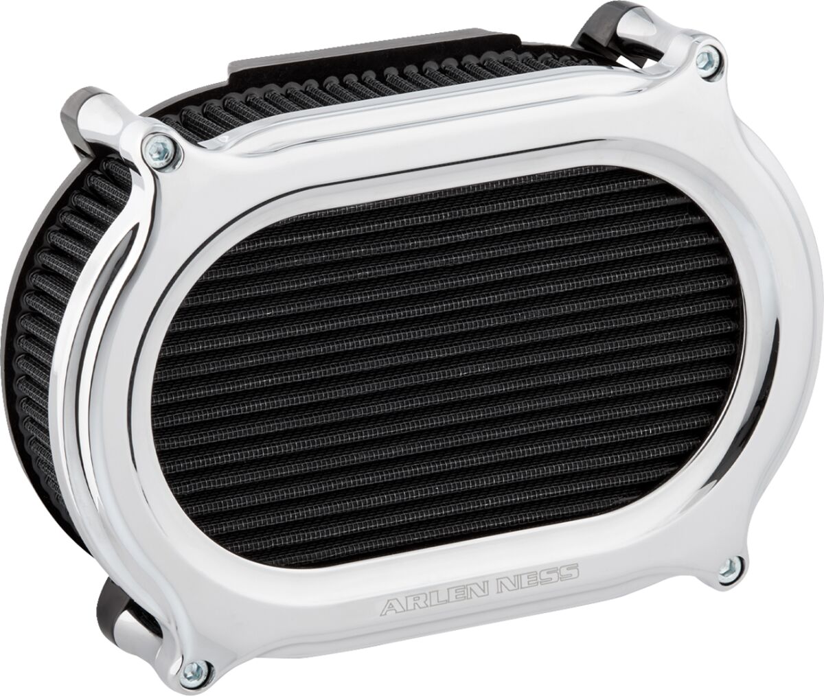 Stage 2 Oval Upgrade Air Filter, Chrome Air Filter Arlen Ness Default Title