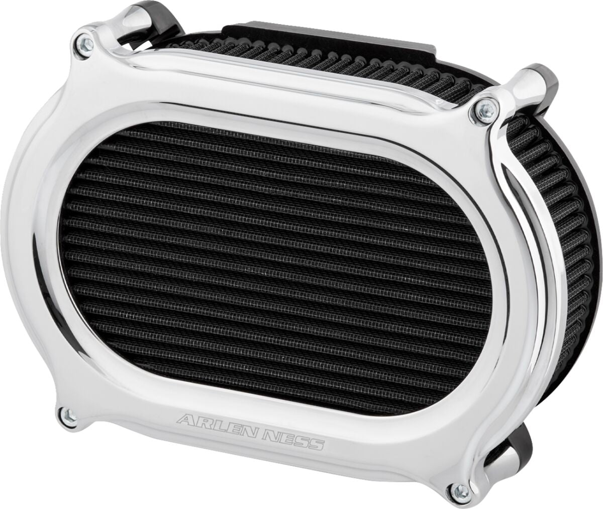 Stage 2 Oval Upgrade Air Filter, Chrome Air Filter Arlen Ness