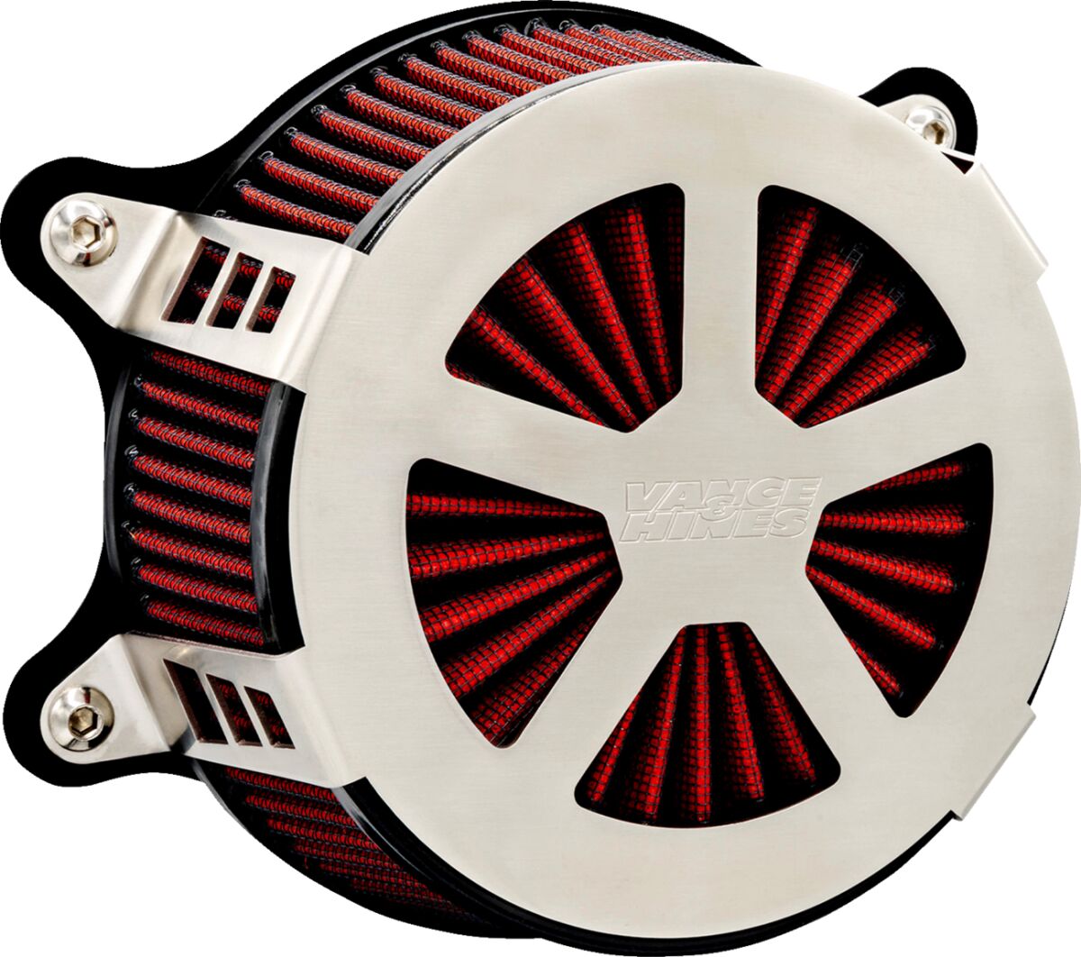 Vo2 Radiant V Air Intake, Brushed - 23+ Touring Air Cleaner Vance & Hines Default Title