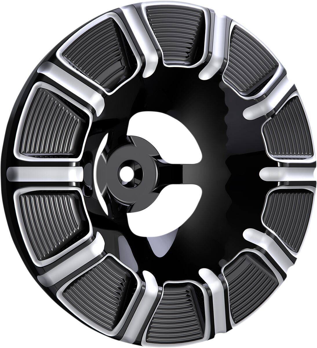 10-Gauge® Velocity Air Cleaner Cover, Black Air Cleaner Cover Arlen Ness Default Title