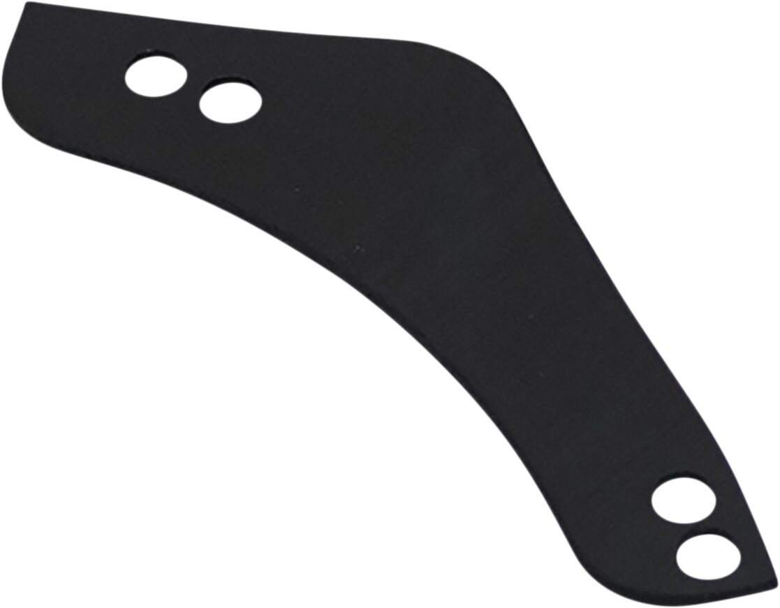 Replacement Left Breather Cover Plates: Inverted / Method Series®, black - 17-23 Milwaukee 8 Air Cleaner Replacement Part Arlen Ness