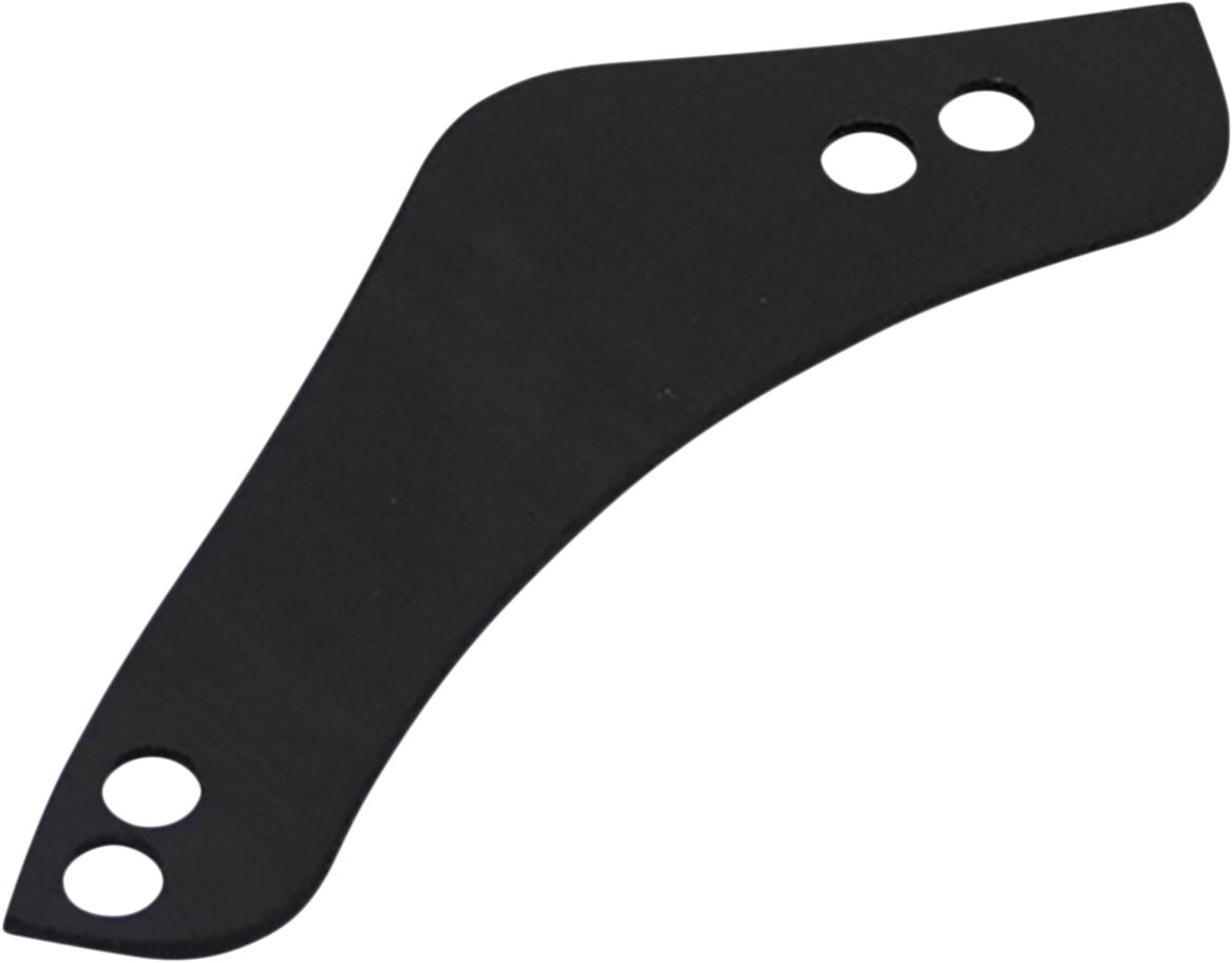Replacement Left Breather Cover Plates: Inverted / Method Series®, black - 17-23 Milwaukee 8 Air Cleaner Replacement Part Arlen Ness