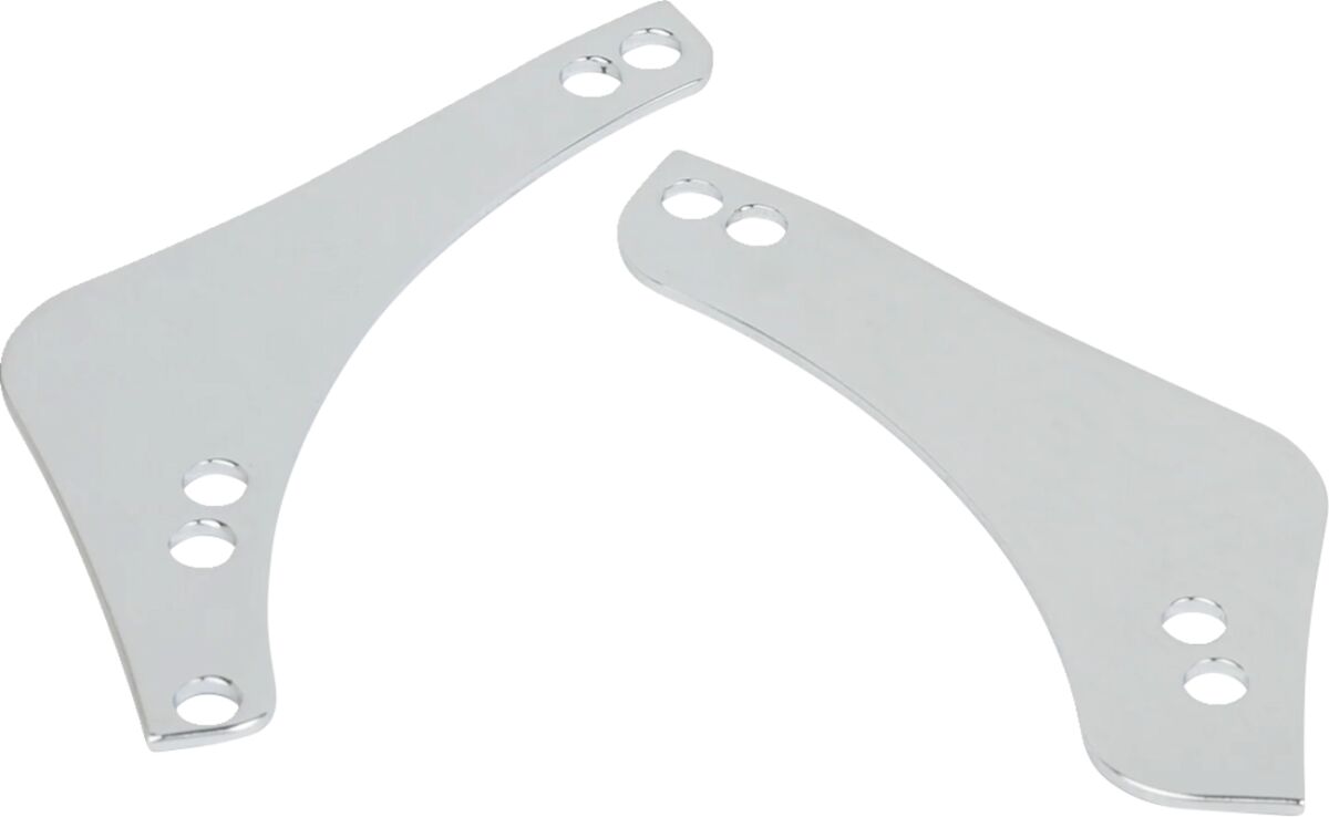 Replacement Left Breather Cover Plates: Inverted / Method Series®, Chrome - 08-16 FLT / 16-17 Softails & FXDLS (FBW) Air Cleaner Replacement Part Arlen Ness Default Title