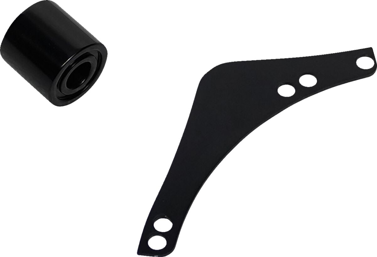 Replacement Left Breather Cover Plates: Inverted / Method Series®, Black - 00-17 Twin Cam Air Cleaner Replacement Part Arlen Ness Default Title