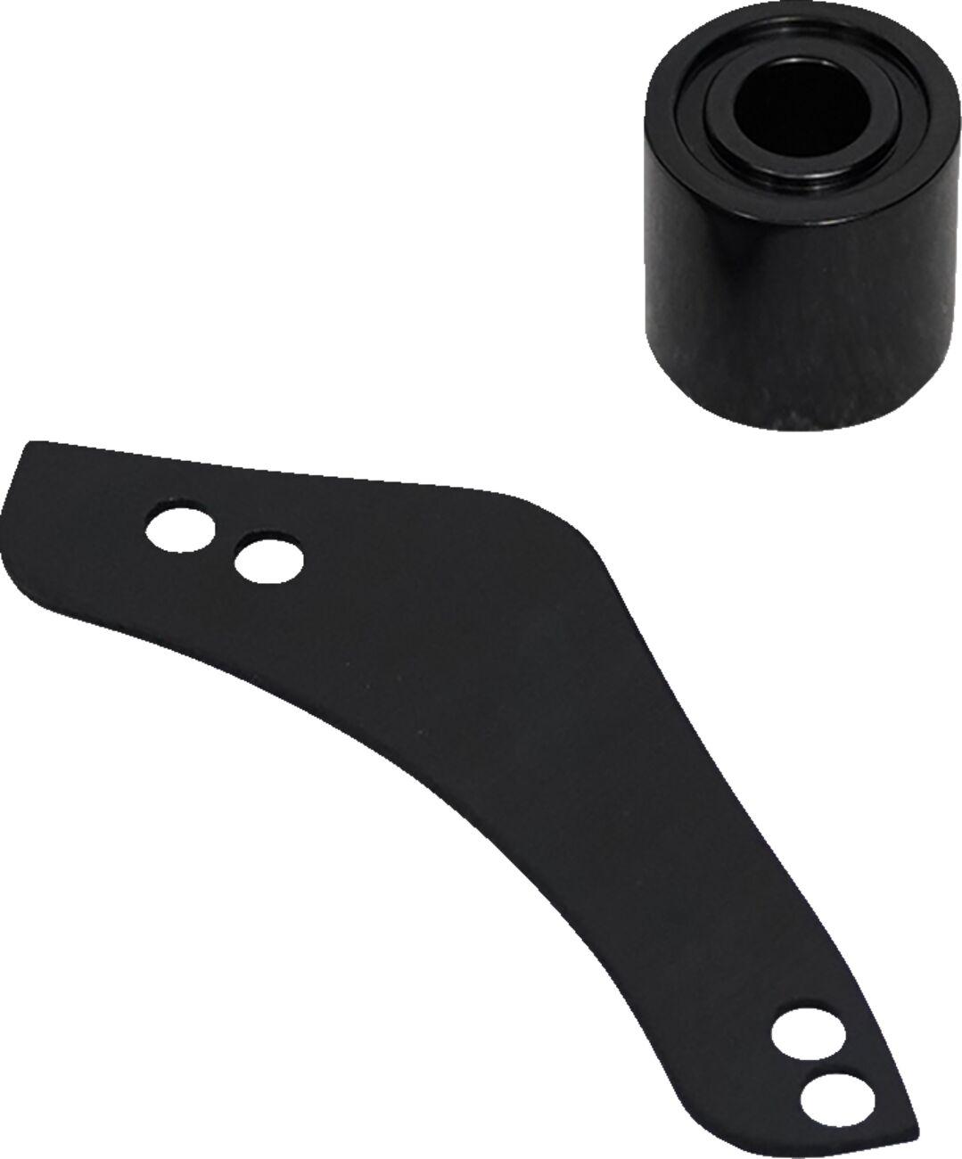 Replacement Right Breather Cover Plates: Inverted / Method Series®, Black - 00-17 Twin Cam Air Cleaner Replacement Part Arlen Ness Default Title