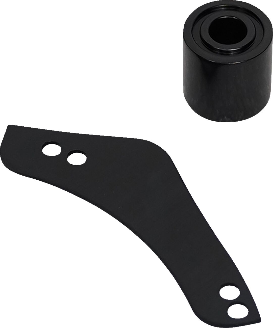 Replacement Left Breather Cover Plates: Inverted / Method Series®, Black - 91+ Sportster Air Cleaner Replacement Part Arlen Ness