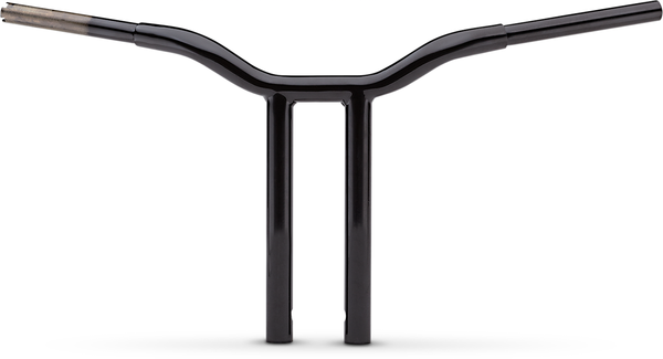 1-Piece Kage Fighter T-Bar Handlebar LA Choppers Black 12"