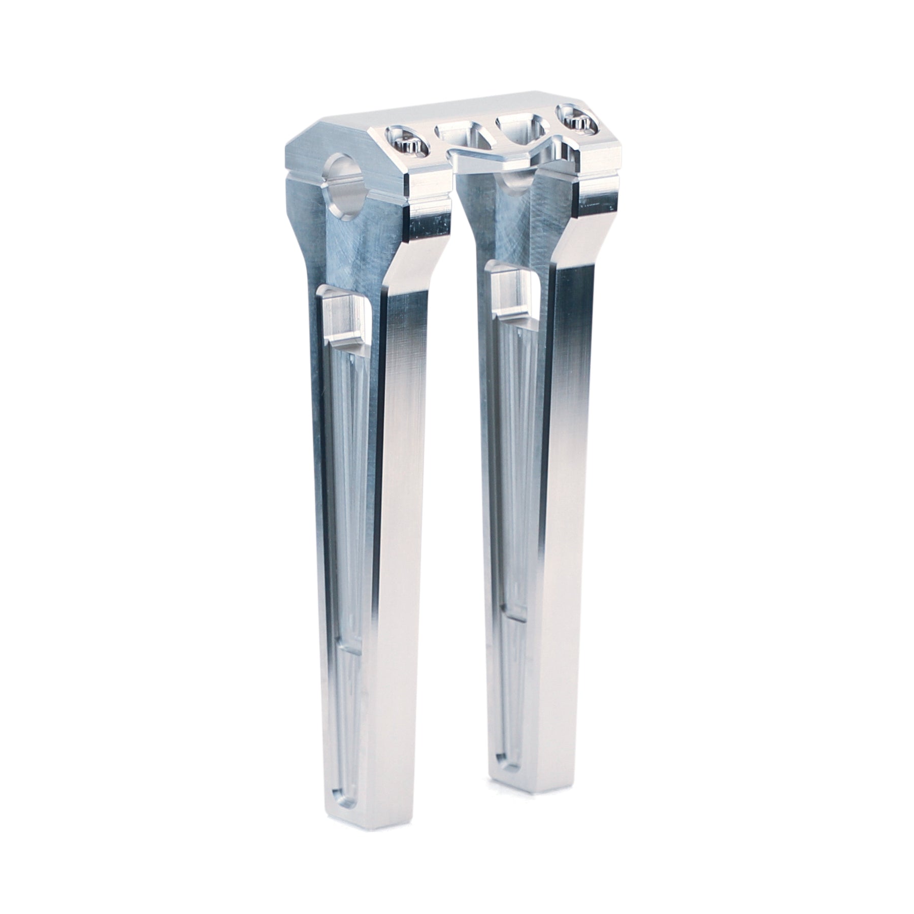Performance Risers Straight Risers LA Choppers Raw 10" 1"