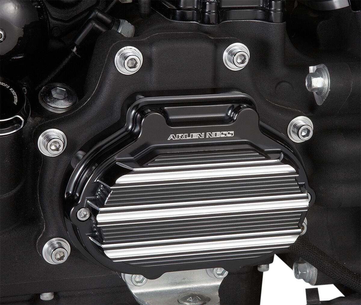 10-Gauge® Transmission Side Covers, Black - Hydraulic Transmission Side Covers Arlen Ness