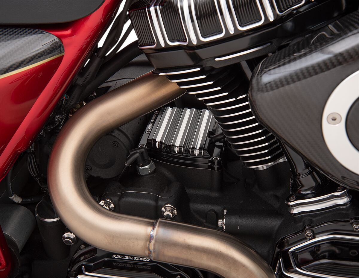 10-Gauge® Transmission Top Covers, Black - Milwaukee 8 Transmission Covers Arlen Ness