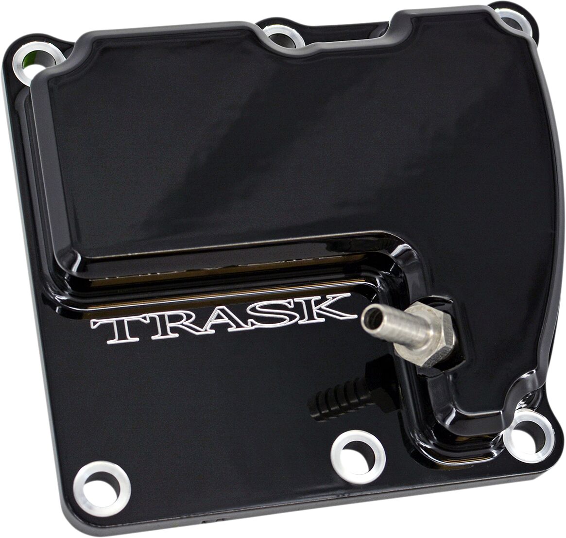 Vented Transmission Top Cover, Black - Milwaukee 8 Transmission Covers Trask Performance Default Title
