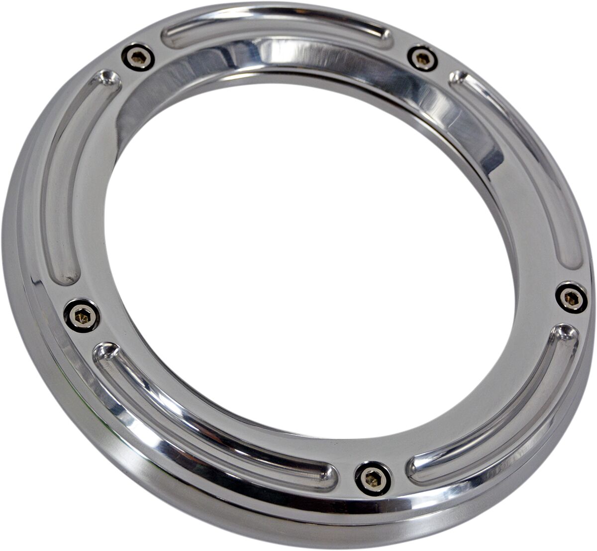 Cover Derby Aslt Assault Series Derby Cover w/ Window, Chrome - 19+ Softail Derby Cover Trask Performance Default Title