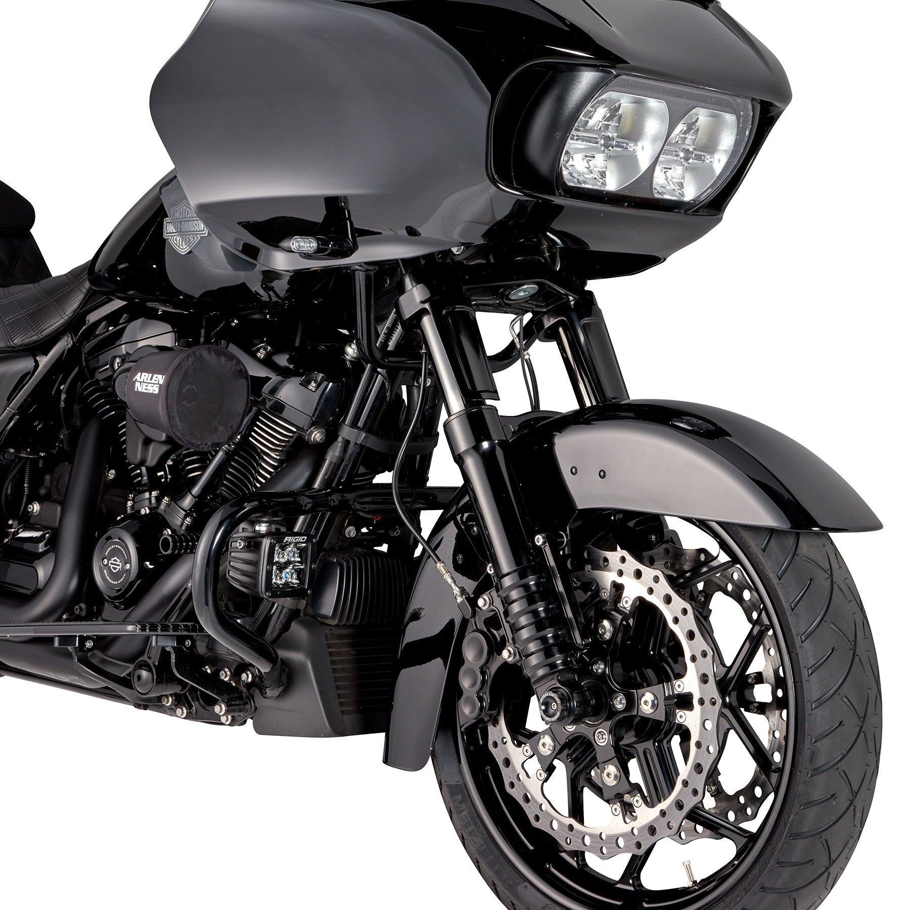 49mm Black Fork Tubes Fork Tubes Arlen Ness