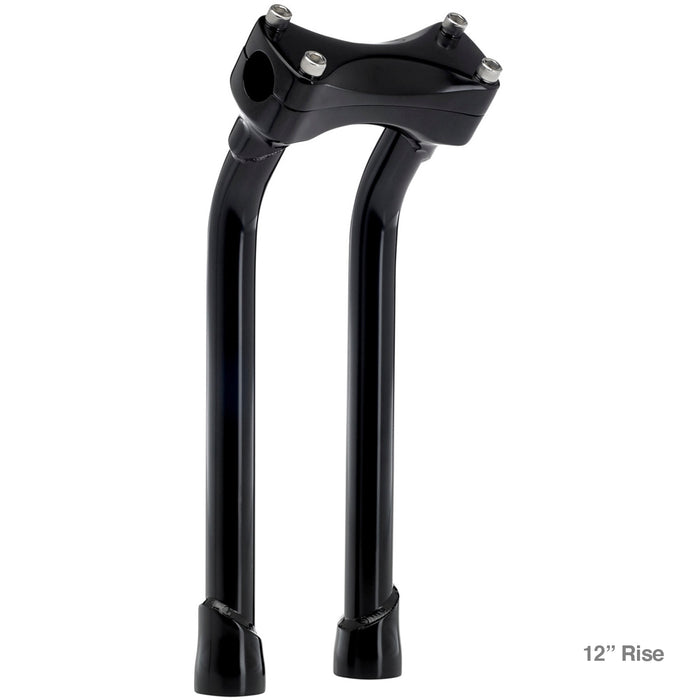 Murdock Pullback Risers Risers Biltwell Inc. Black 12"