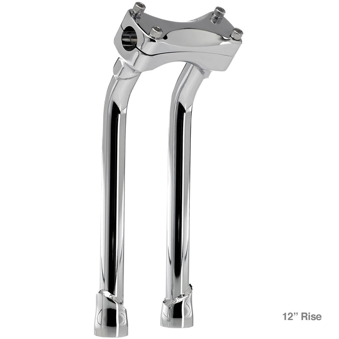 Murdock Pullback Risers Risers Biltwell Inc. Chrome 12"