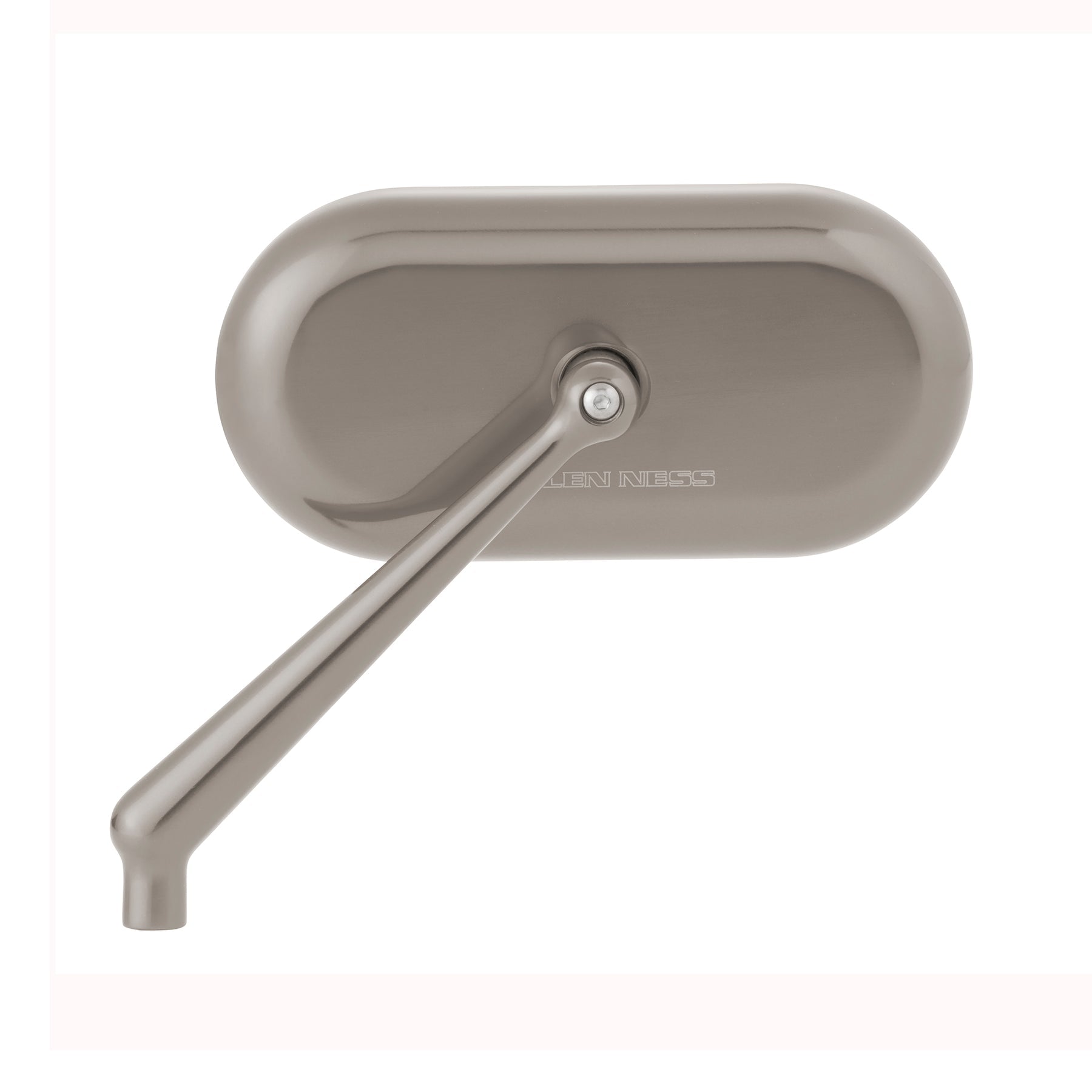 Forged Oval Mirros Mirrors Arlen Ness Titanium Left