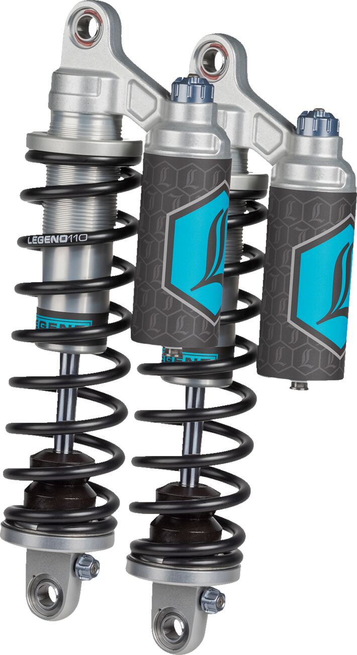 Legend REVO ARC Piggyback - FXR Rear Shocks Legend Suspension Clear 13" Heavy-Duty