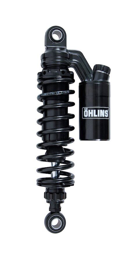 HD 754 Rear Shock Emulsion 13", Blackline - Sportster Rear Shocks Öhlins