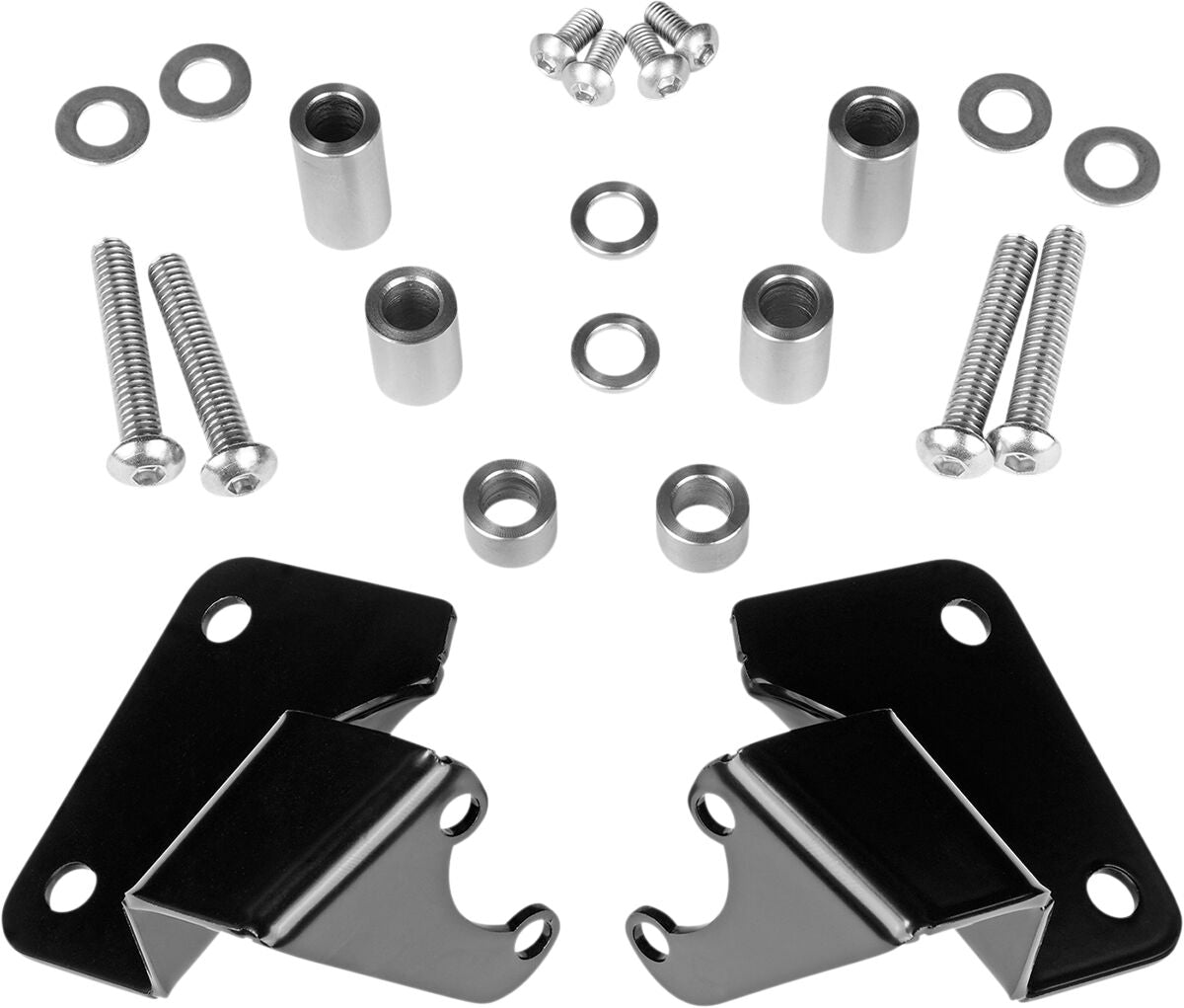 990/970 Remote Reservoir Top Mount Brackets - 09+ Touring Rear Shocks Accessories Progressive Suspension