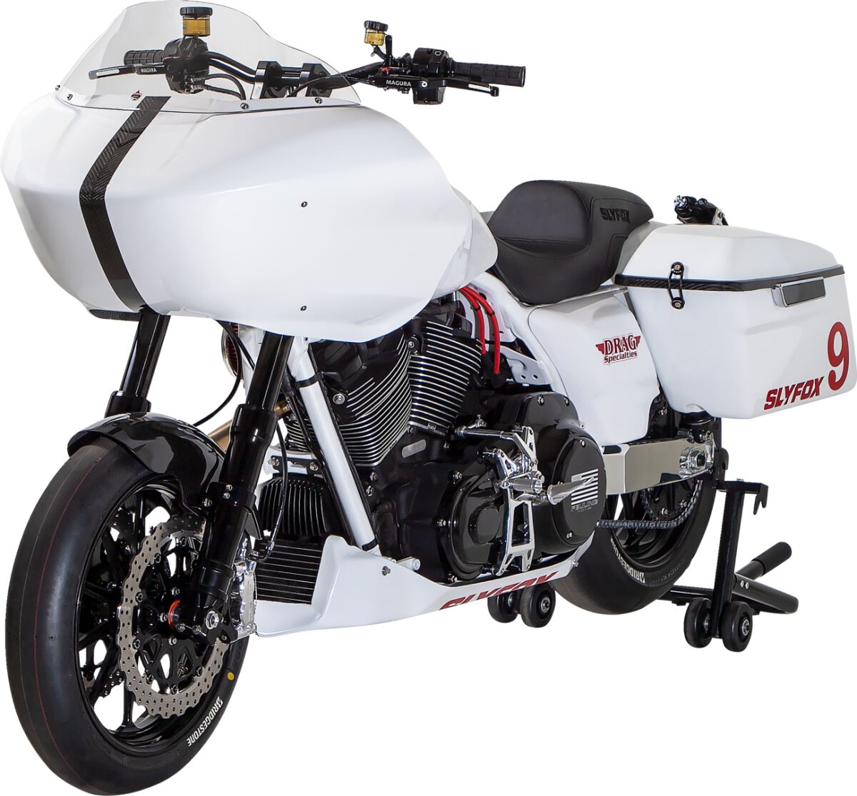 Carbon Fiber Front Fender - Touring Front Fender Slyfox Performance