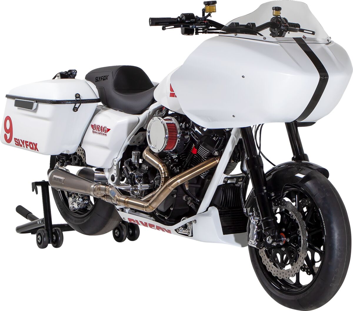 Carbon Fiber Front Fender - Touring Front Fender Slyfox Performance
