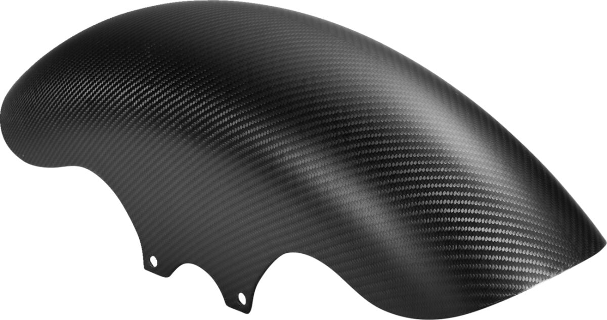 Carbon Fiber Front Fender - Touring Front Fender Slyfox Performance Matte Black