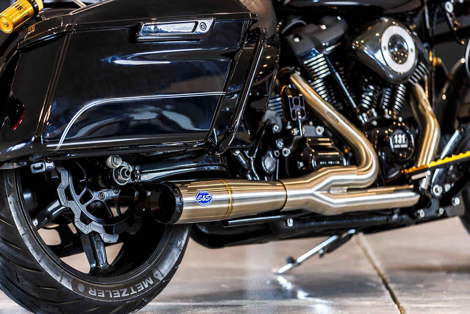 Diamondback 2-1 Exhaust System - 17+ Touring Full Exhaust System S&S Cycle