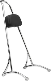 Sissy Bar Tall W/Pad Chrome Burly Brand Default Title