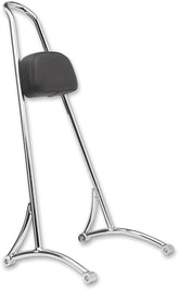 Sissy Bar Tall W/Pad Chrome Burly Brand Default Title