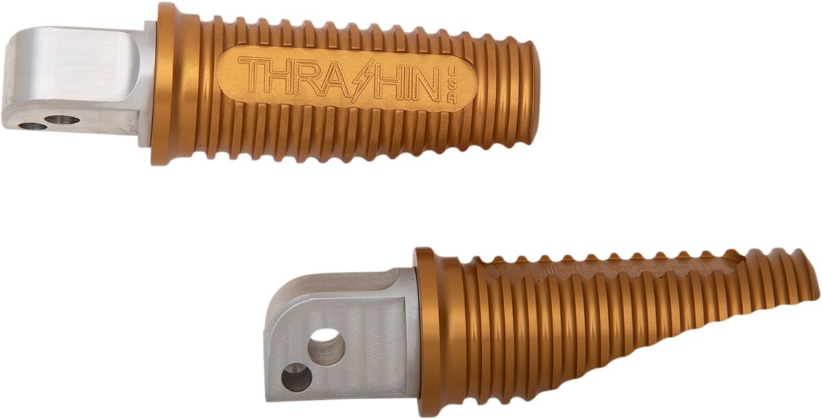 Canyon Peg, Gold - Touring & 18+ Softail (Rear) Foot Pegs Thrashin Supply Co. Default Title