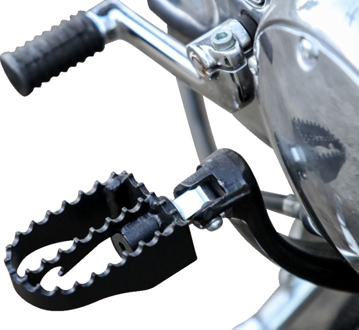 Foot Pegs Mx Style Black Burly Brand