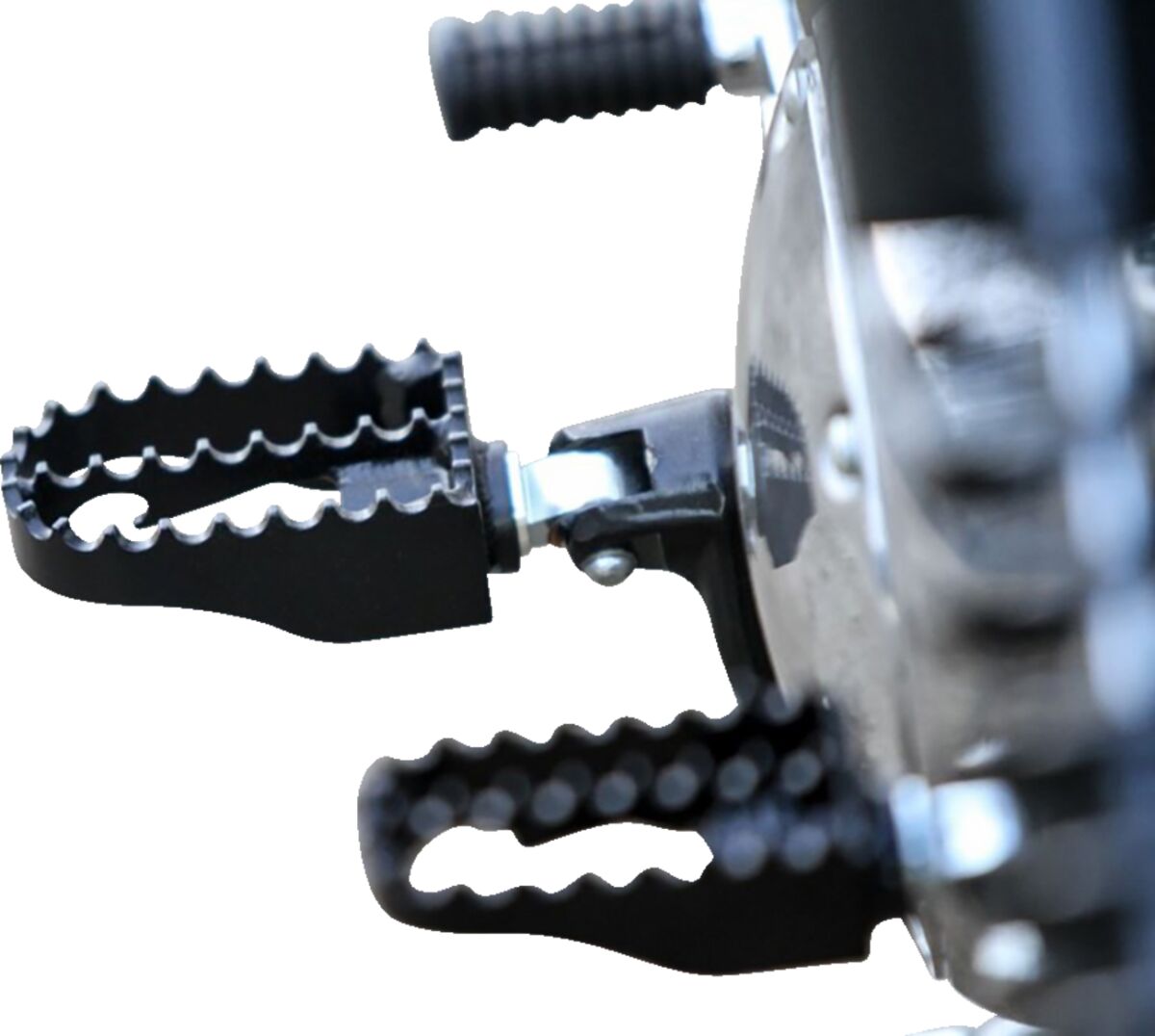 Foot Pegs Mx Style Black Burly Brand