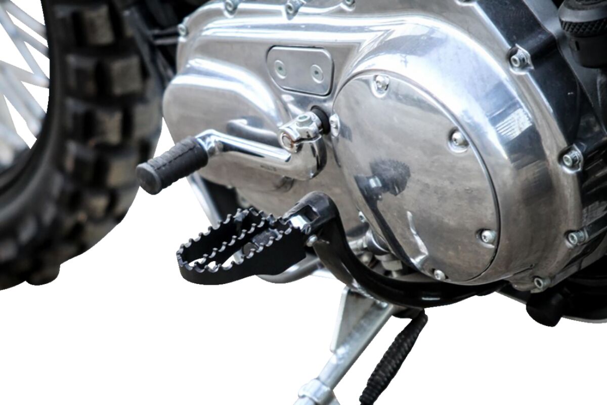 Foot Pegs Mx Style Black Burly Brand