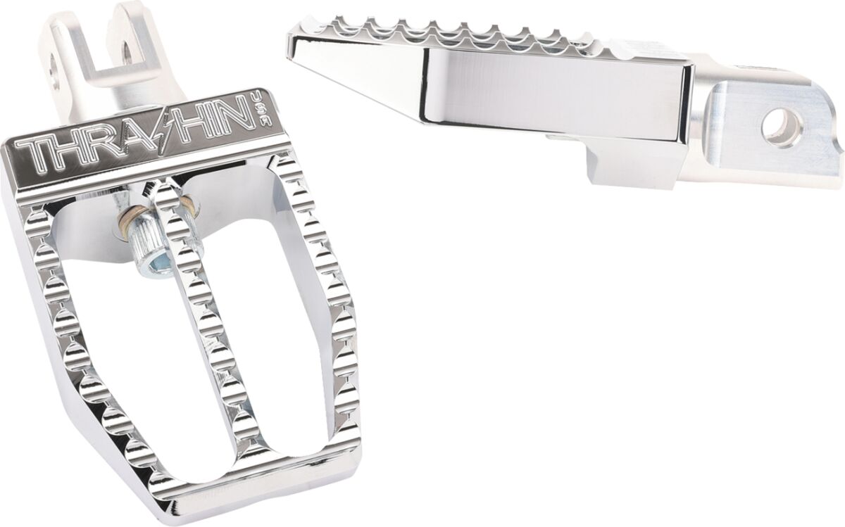 Militant Peg, Chrome - 18+ Softail (Front) Foot Pegs Thrashin Supply Co. Default Title