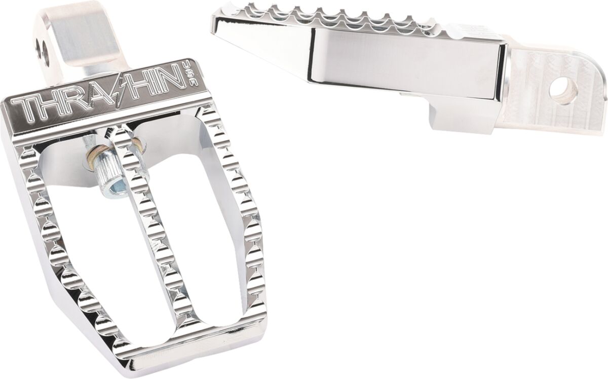 Militant Peg, Chrome - 18+ Softail (Rear) Foot Pegs Thrashin Supply Co. Default Title