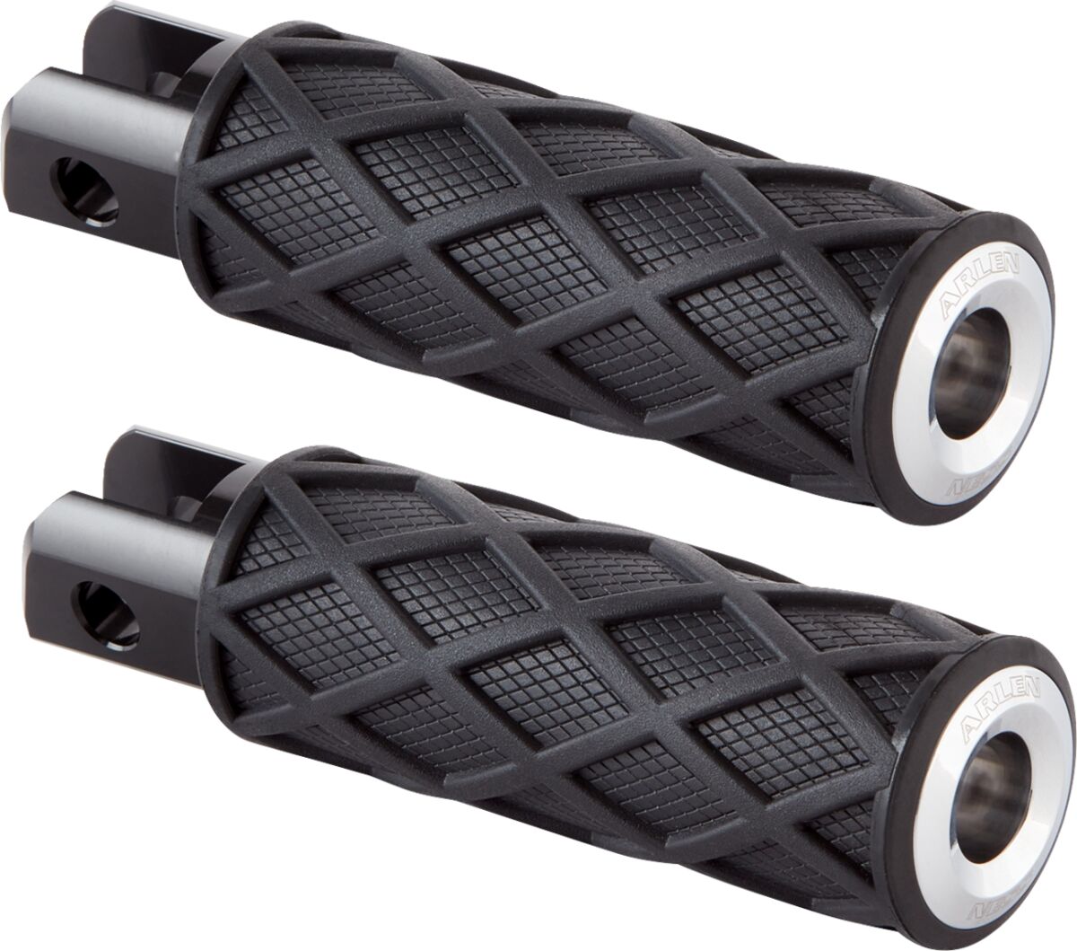 Diamond Footpegs, Chrome - 18+ Softail (Front) Foot Pegs Arlen Ness Default Title