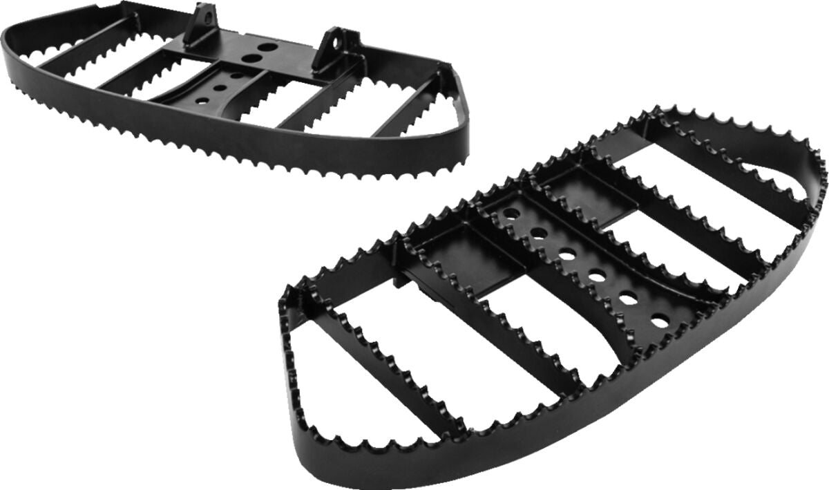 M8 Softail Floorboards Mx Style Black Burly Brand Default Title
