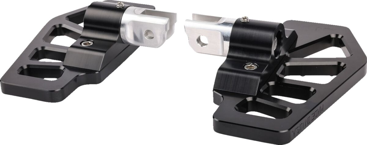 Apex Mini Floorboards, Black - 18+ Softail (Front) Floorboards Thrashin Supply Co.